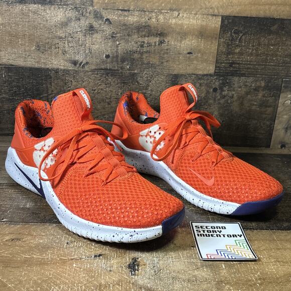 Men\'s Nike Free TR8 Clemson Tigers Shoes Training Sneakers Size 10 AR0427-800 main image 5